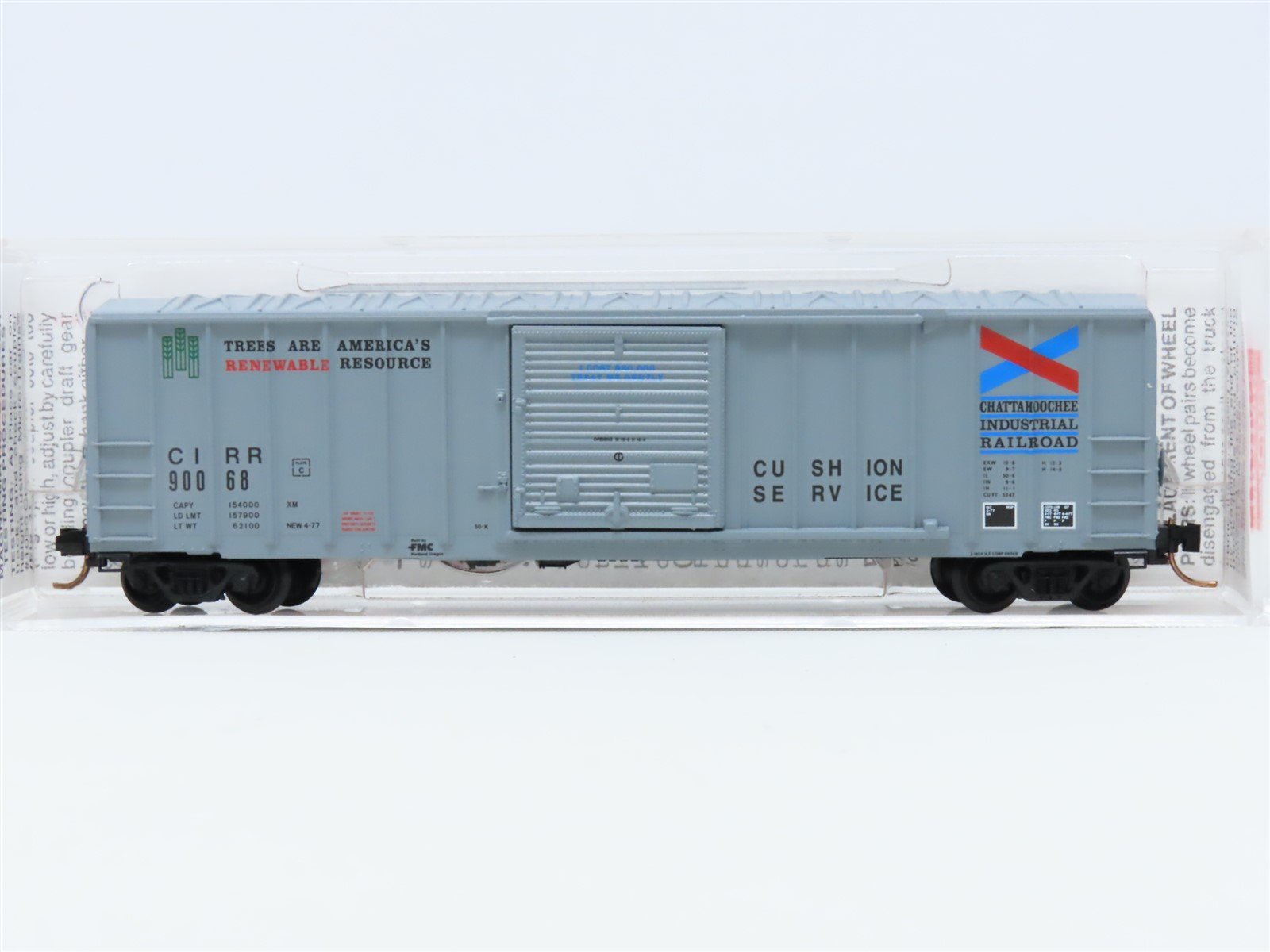 N Scale Micro-Trains MTL 25040 CIRR Chattahoochee Industrial 50' Box Car #90068