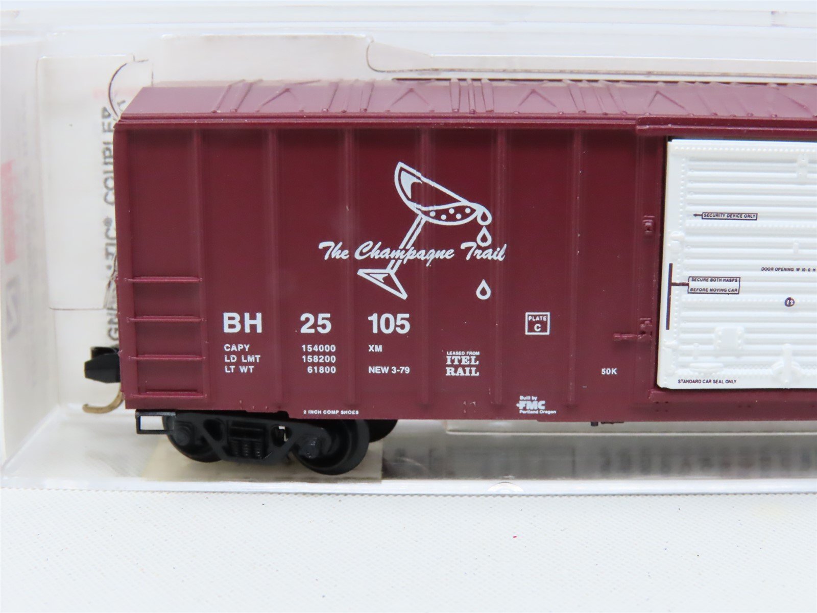 N Scale Micro-Trains MTL 25380 BH Bath & Hammondsport Railway 50' Box Car #25105