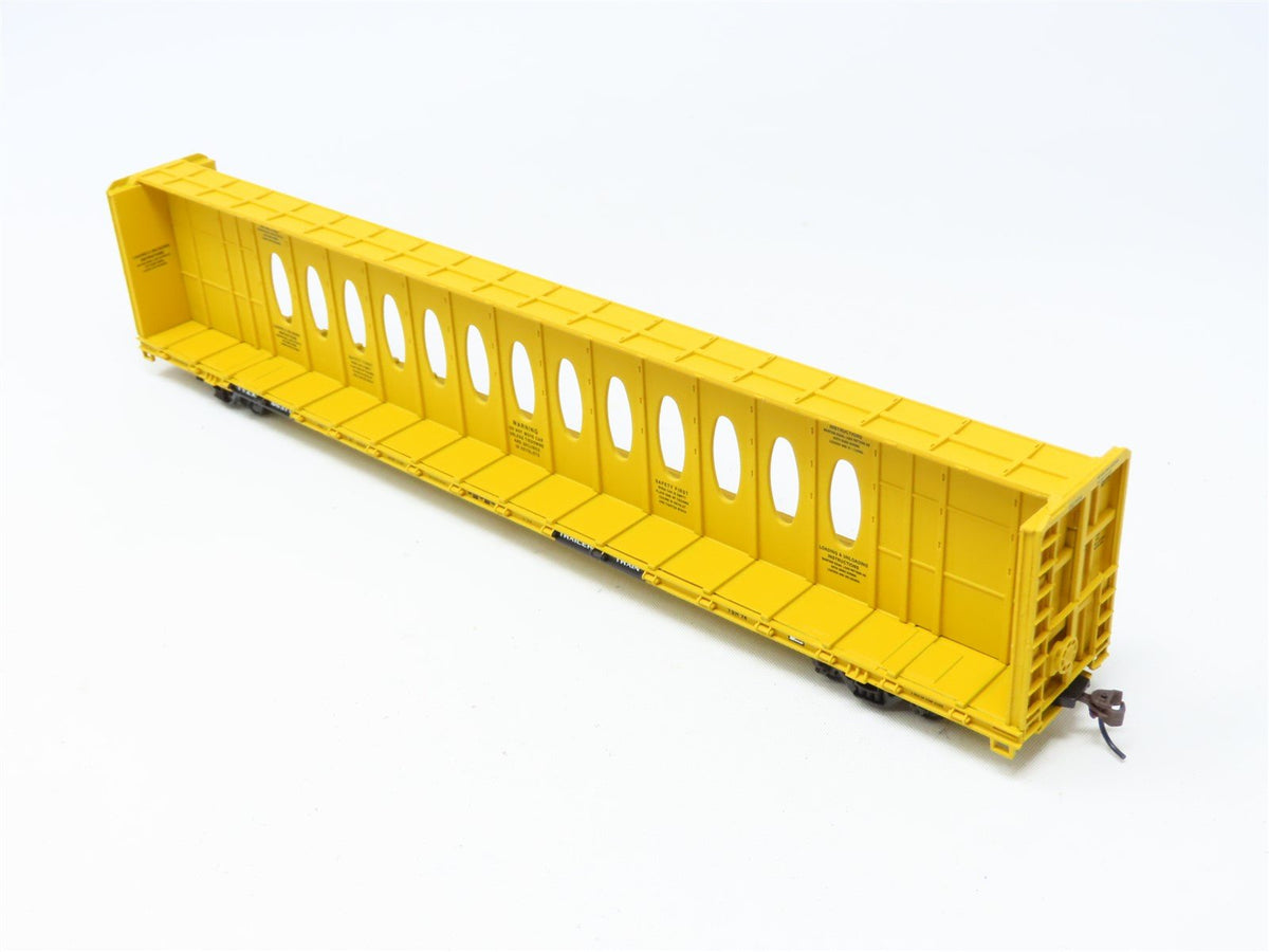 HO Scale Walthers #932-4127 TTZX Trailer Train 72&#39; Centerbeam Flat Car #86377