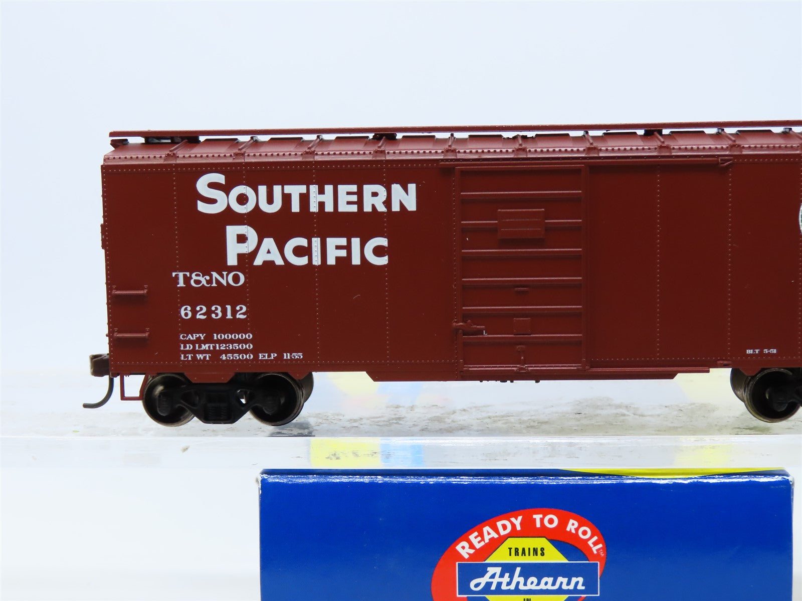 HO Scale Athearn #70319 T&NO SP Southern Pacific 40' Single Door Box Car #62312