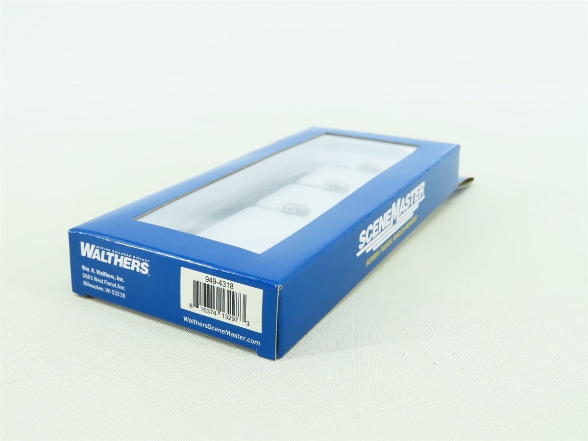 HO 1/87 Scale Walthers #949-4318 Street Light: Modern Wall-Mount Light (3-Pk.)