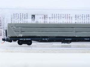 N Scale Micro-Trains MTL 07100080 ARR Alaska Railroad Flat Car w/ Load #18519