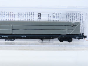 N Scale Micro-Trains MTL 07100080 ARR Alaska Railroad Flat Car w/ Load #18519