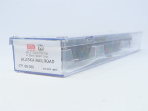 N Scale Micro-Trains MTL 07100080 ARR Alaska Railroad Flat Car w/ Load #18519