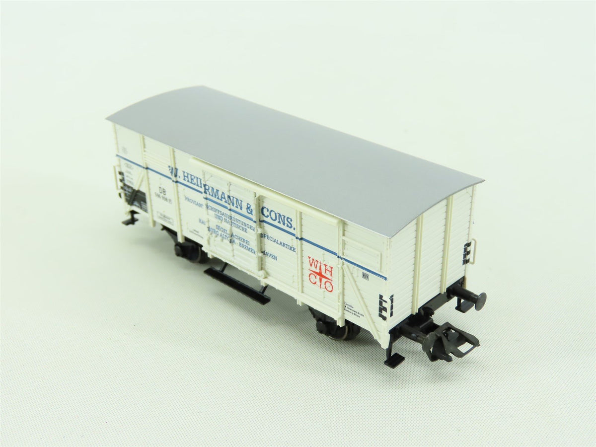 HO Trix 24029 DB German Era III &quot;Ship&#39;s Provisions&quot; Freight 4-Car Set w/Van