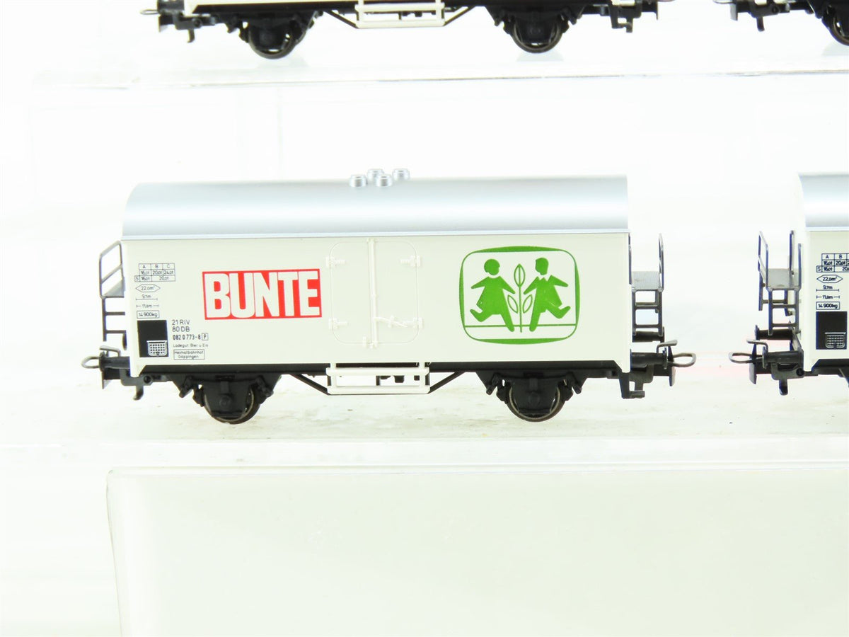 HO Scale Marklin 4400 DB German &quot;Big Helps Small&quot; Charity Reefers 6-Car Set