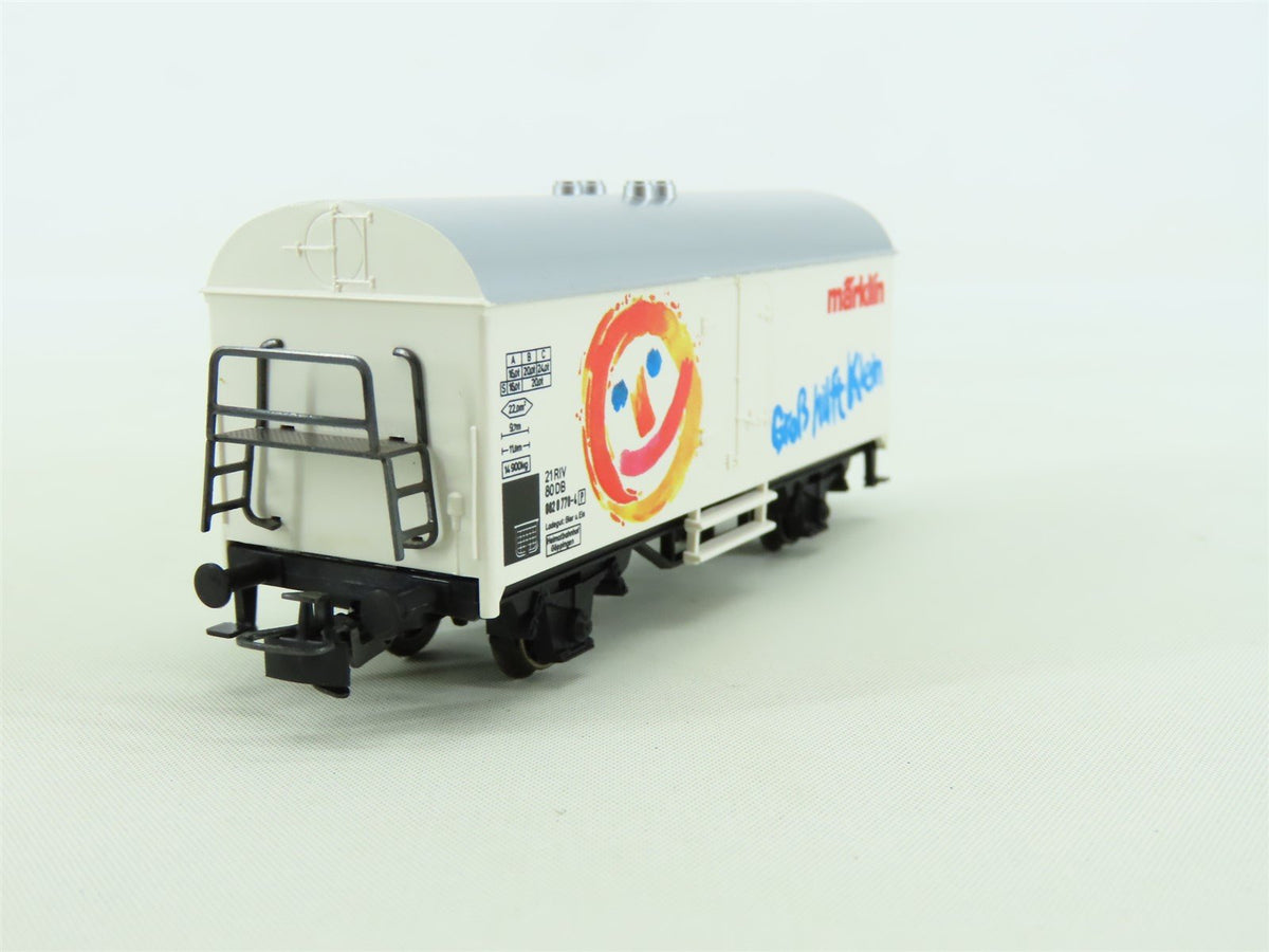 HO Scale Marklin 4400 DB German &quot;Big Helps Small&quot; Charity Reefers 6-Car Set