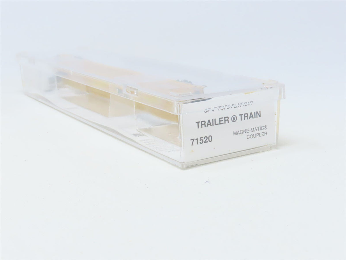 N Scale Micro-Trains MTL 71520 TTX Trailer Train 89&#39; 4&quot; TOFC Flat Car #252705