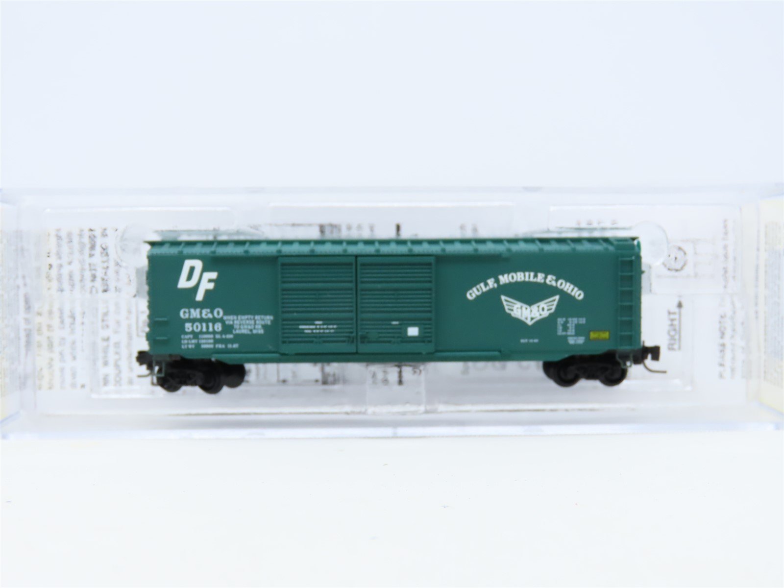 Z Scale Micro-Trains MTL 50600222 GM&O Gulf, Mobile & Ohio 50' Box Car #50116