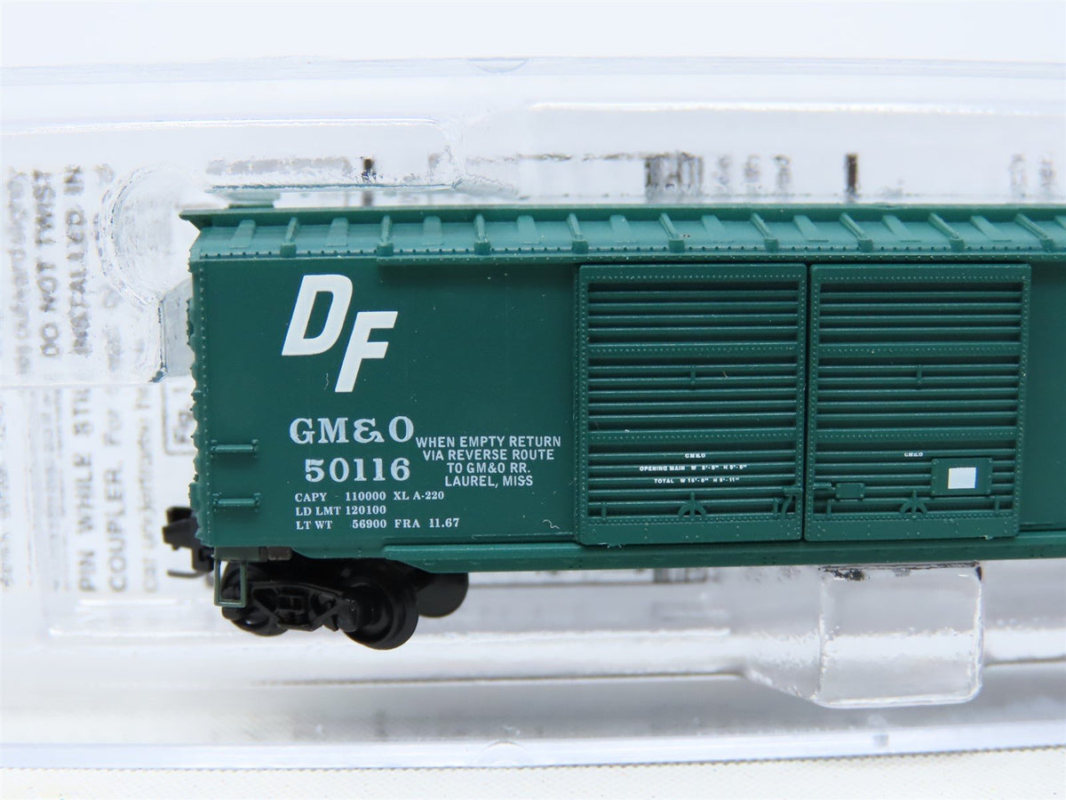 Z Scale Micro-Trains MTL 50600222 GM&amp;O Gulf, Mobile &amp; Ohio 50&#39; Box Car #50116