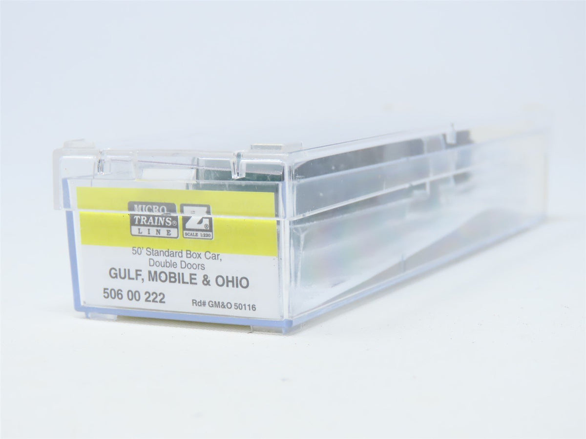 Z Scale Micro-Trains MTL 50600222 GM&amp;O Gulf, Mobile &amp; Ohio 50&#39; Box Car #50116