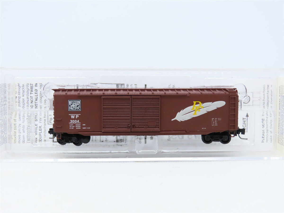 Z Scale Micro-Trains MTL 50600231 WP Western Pacific &quot;Feather&quot; 50&#39; Box Car #3004