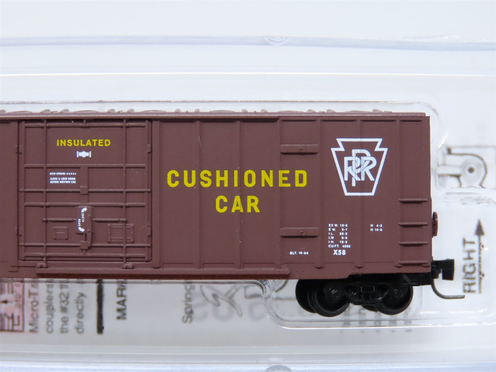 Z Scale Micro-Trains MTL 51100010 PRR Pennsylvania Rib Side 50' Box Car #112015