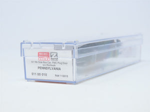 Z Scale Micro-Trains MTL 51100010 PRR Pennsylvania Rib Side 50' Box Car #112015