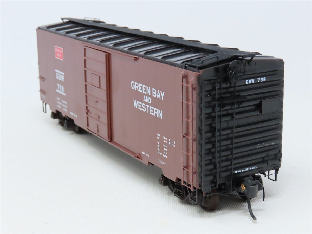 HO Scale Kadee #4016 GBW Green Bay Route 40&#39; PS-1 Single Door Box Car #799