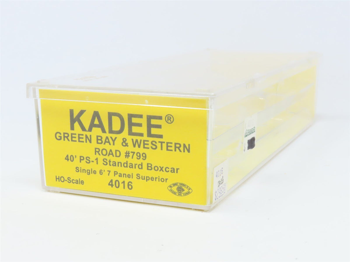 HO Scale Kadee #4016 GBW Green Bay Route 40&#39; PS-1 Single Door Box Car #799