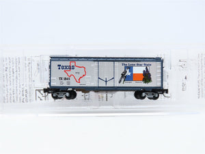 Z Scale Micro-Trains MTL 50200503 TX Texas State Car Plug Door 40' Box Car #1845