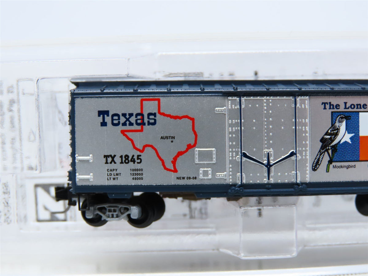 Z Scale Micro-Trains MTL 50200503 TX Texas State Car Plug Door 40&#39; Box Car #1845