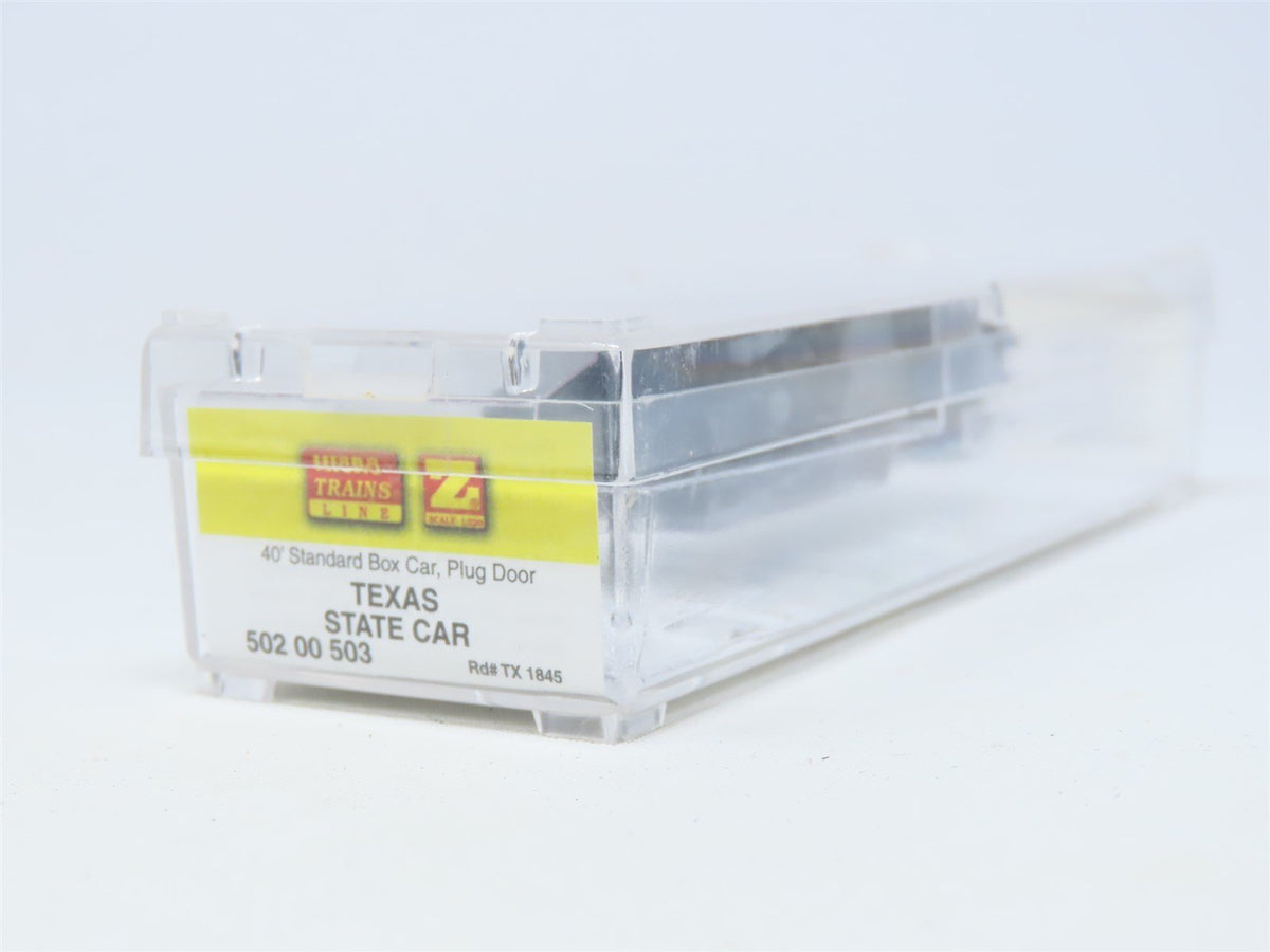 Z Scale Micro-Trains MTL 50200503 TX Texas State Car Plug Door 40&#39; Box Car #1845