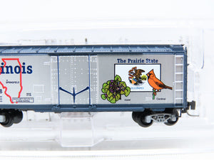 Z Scale Micro-Trains MTL 50200501 IL Illinois State Car Plug Door Box Car #1818