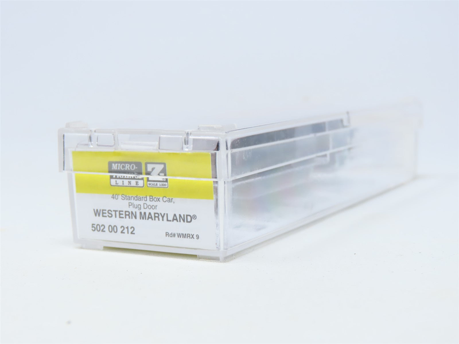 Z Scale Micro-Trains MTL 50200212 WMRX Western Maryland Plug Door 40' Boxcar #9
