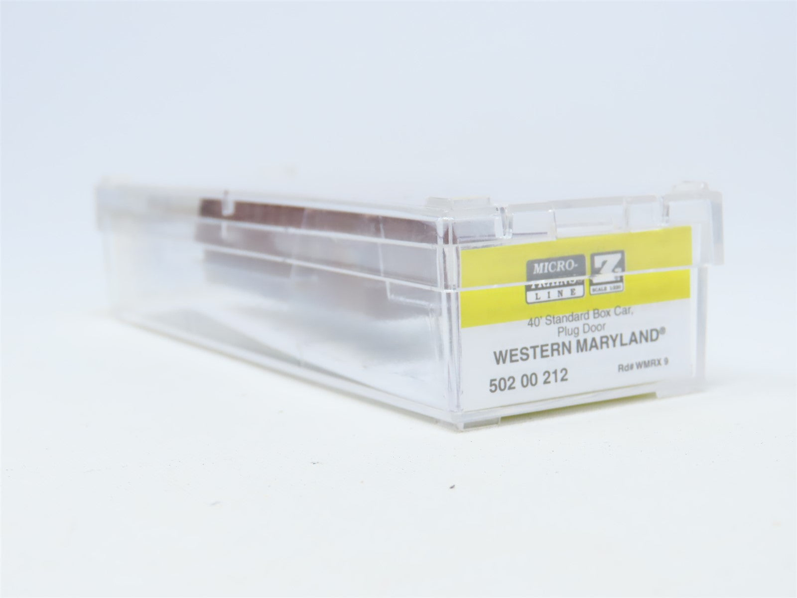 Z Scale Micro-Trains MTL 50200212 WMRX Western Maryland Plug Door 40' Boxcar #9