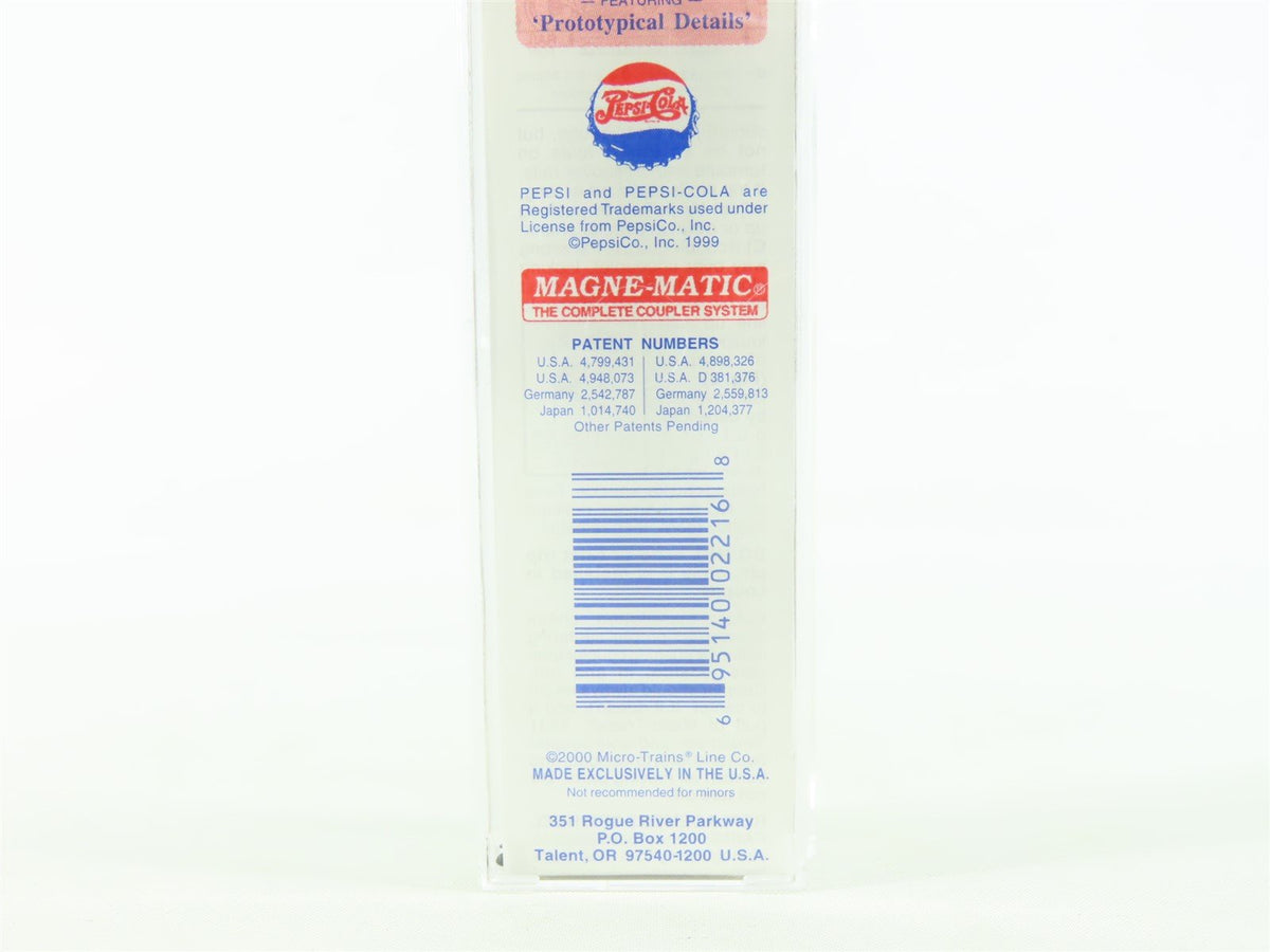 N Scale Micro-Trains MTL 65450 PC Pepsi Cola 39&#39; Single Dome Tank Car #6508