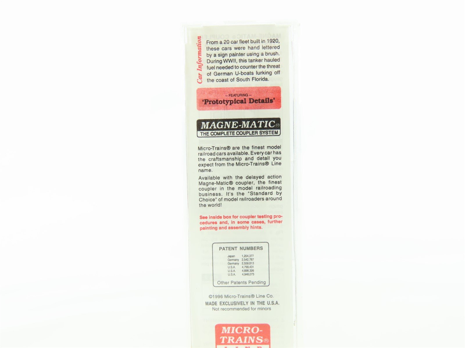 N Scale Micro-Trains MTL 65420 BERX Belcher Oil Co. Single Dome Tank Car #105