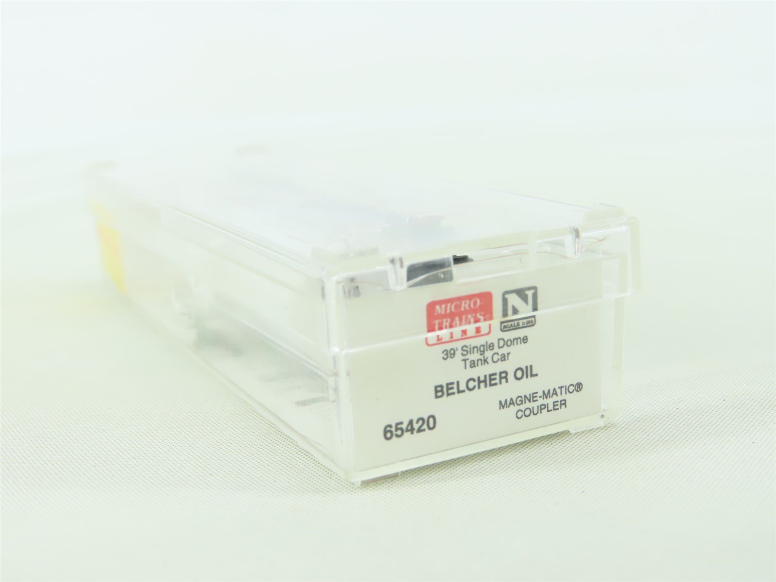 N Scale Micro-Trains MTL 65420 BERX Belcher Oil Co. Single Dome Tank Car #105