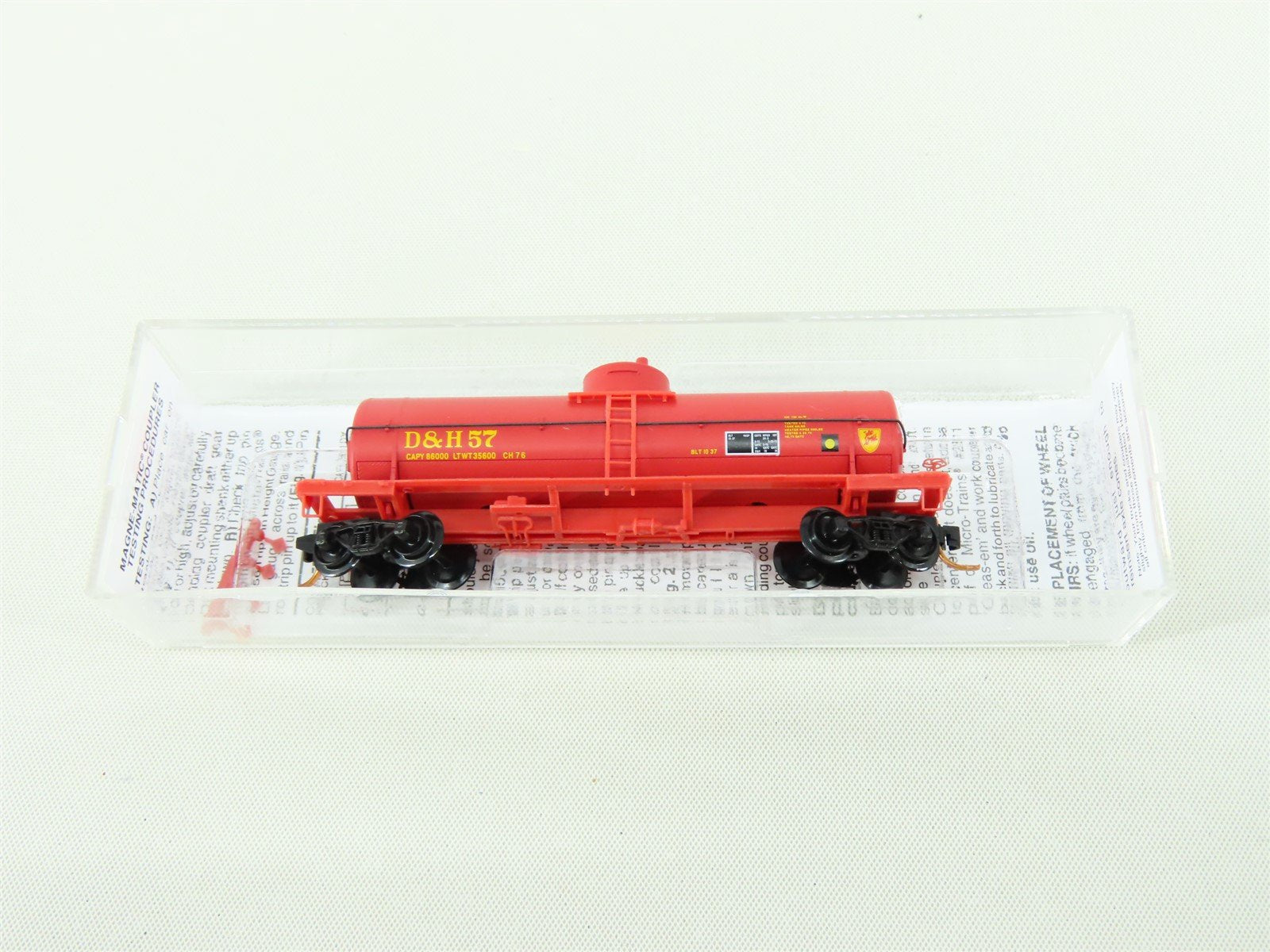 N Scale Micro-Trains MTL 06500650 D&H Delaware & Hudson Single Dome Tank Car #57