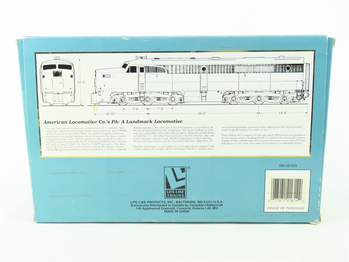 HO Scale Proto 2000 21614 ERIE Railroad ALCO PA Diesel #863 - DCC Ready