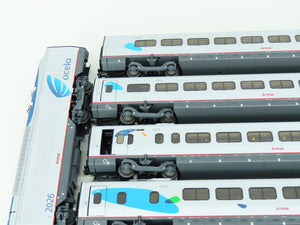 O 3-Rail Lionel 6-31714 AMTK Amtrak Acela Train Set w/ 6-15584 Add-on Set