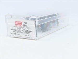 N Micro-Trains MTL 10000260 Smokey Bear Offset Cupola Fire Prevention Caboose