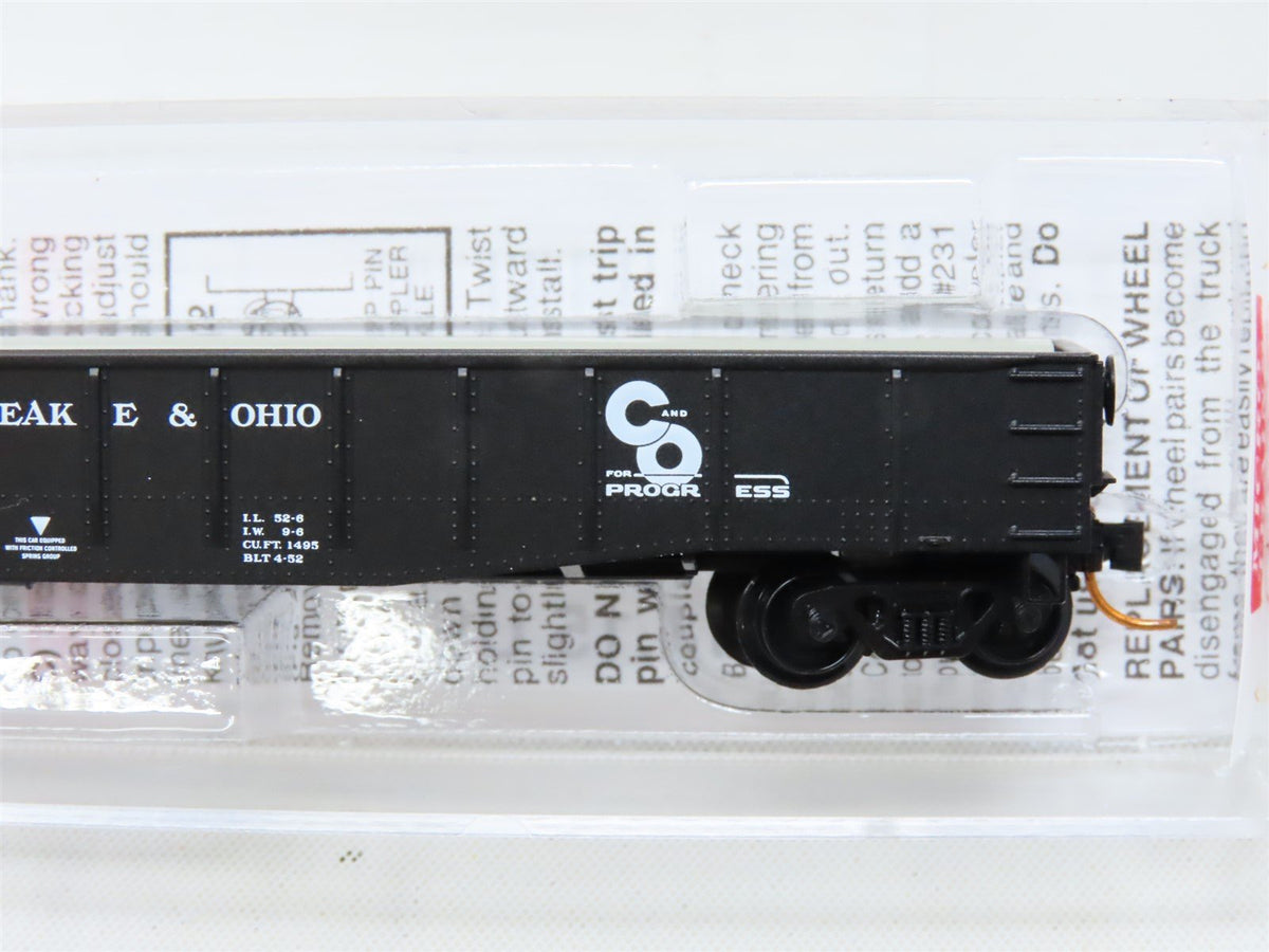 N Micro-Trains MTL 10500160 C&amp;O Chesapeake &amp; Ohio 50&#39; Gondola #31630 w/Load