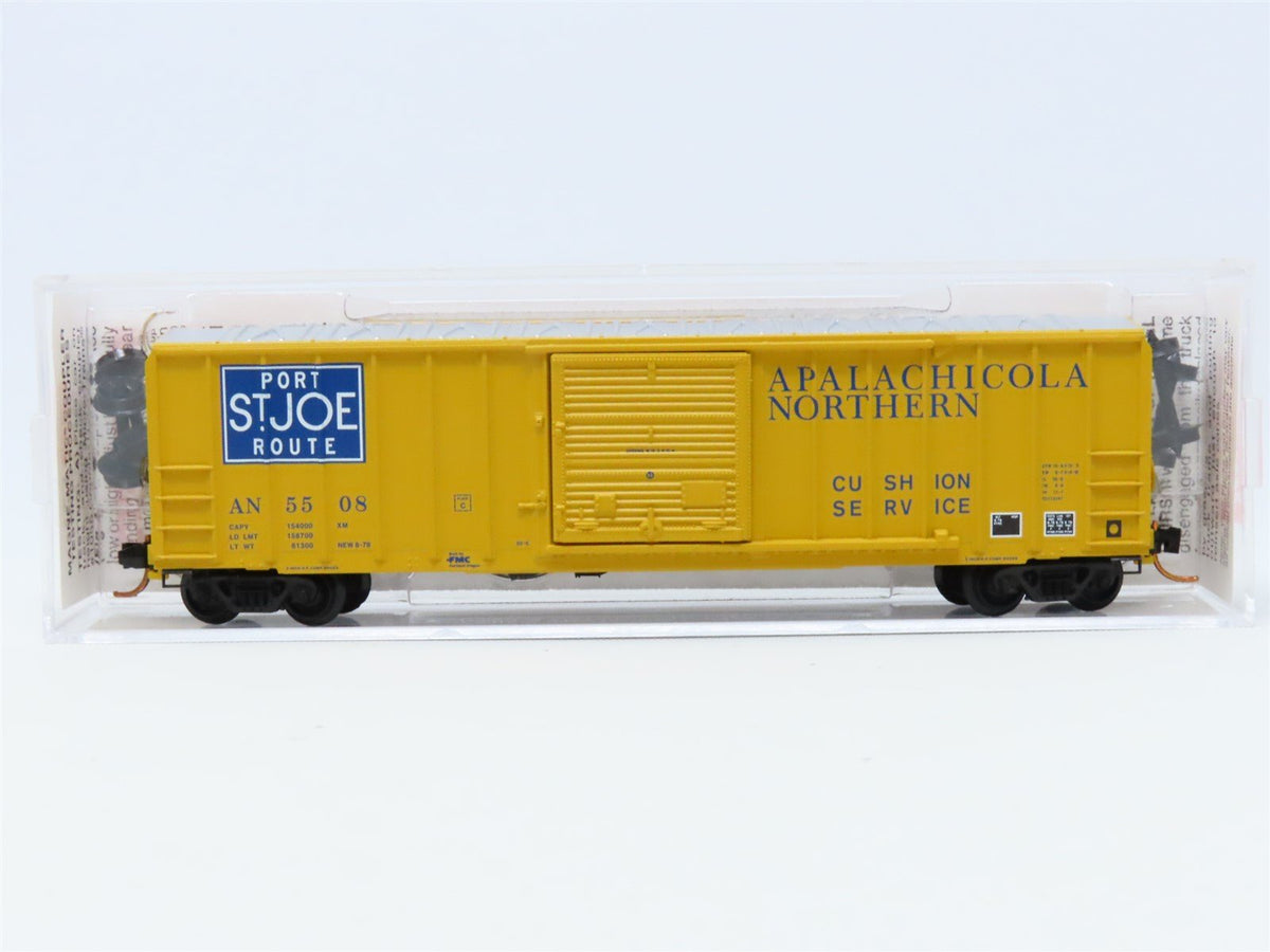N Micro-Trains MTL 02500580 AN &quot;Port St. Joe Route&quot; 50&#39; Rib Side Box Car #5508