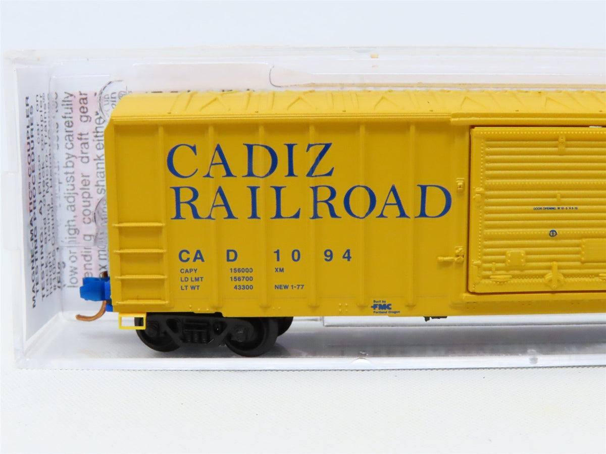 N Scale Micro-Trains MTL 02500690 CAD Cadiz Railroad 50&#39; Rib Side Box Car #1094
