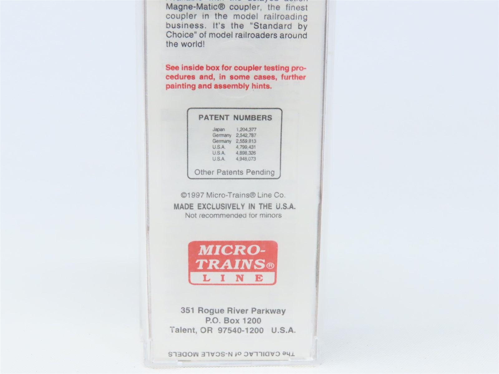 N Scale Micro-Trains MTL 26040 MP Mo-Pac Eagle 50' Rib Side Box Car #367923