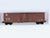 N Scale Micro-Trains MTL 02700300 BNSF Railway 50' Rib Side Box Car #714083