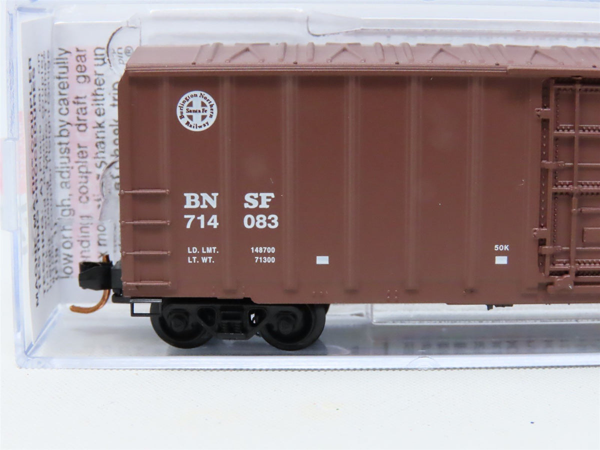 N Scale Micro-Trains MTL 02700300 BNSF Railway 50&#39; Rib Side Box Car #714083