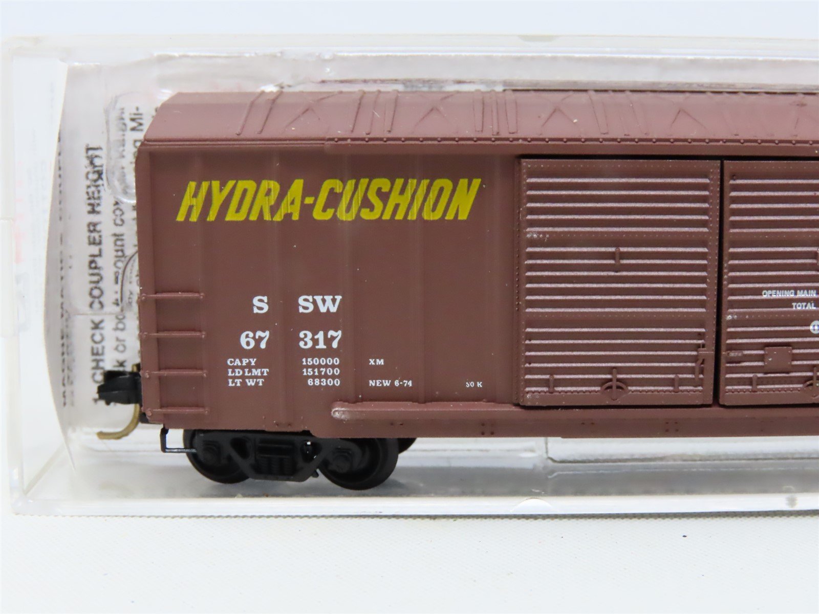 N Scale Micro-Trains MTL 30060 SSW Cotton Belt 50' Hydra-Cushion Box Car #67317
