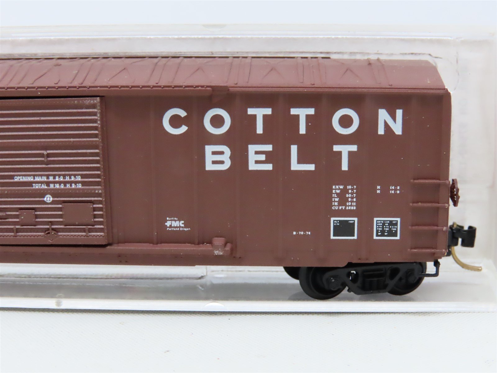 N Scale Micro-Trains MTL 30060 SSW Cotton Belt 50' Hydra-Cushion Box Car #67317