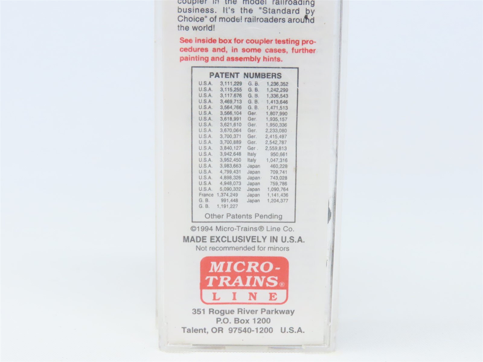 N Scale Micro-Trains MTL 30060 SSW Cotton Belt 50' Hydra-Cushion Box Car #67317