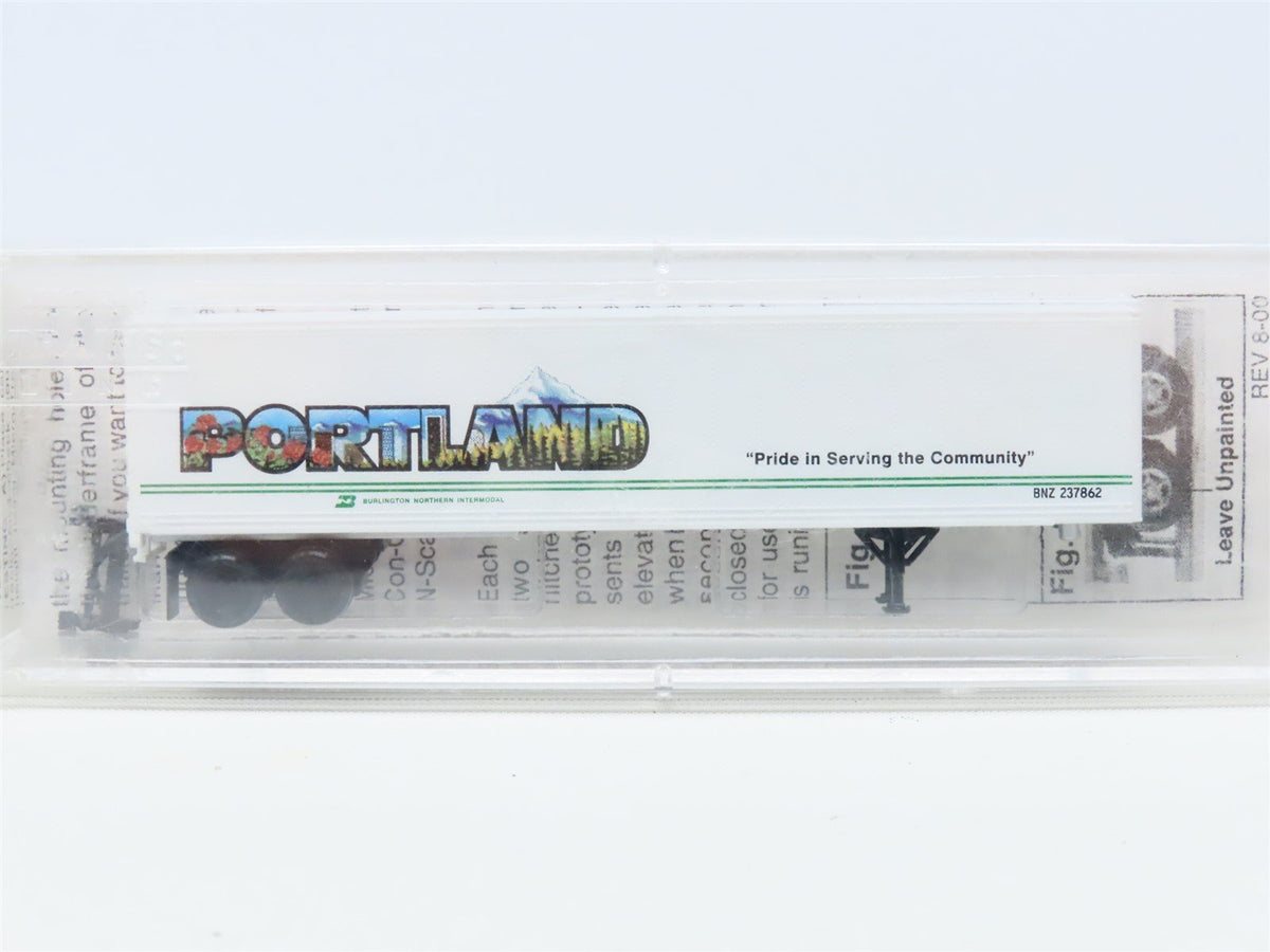 N Scale Micro-Trains MTL 67210 BN Intermodal 45&quot; Trailer #237862 &quot;Portland&quot;