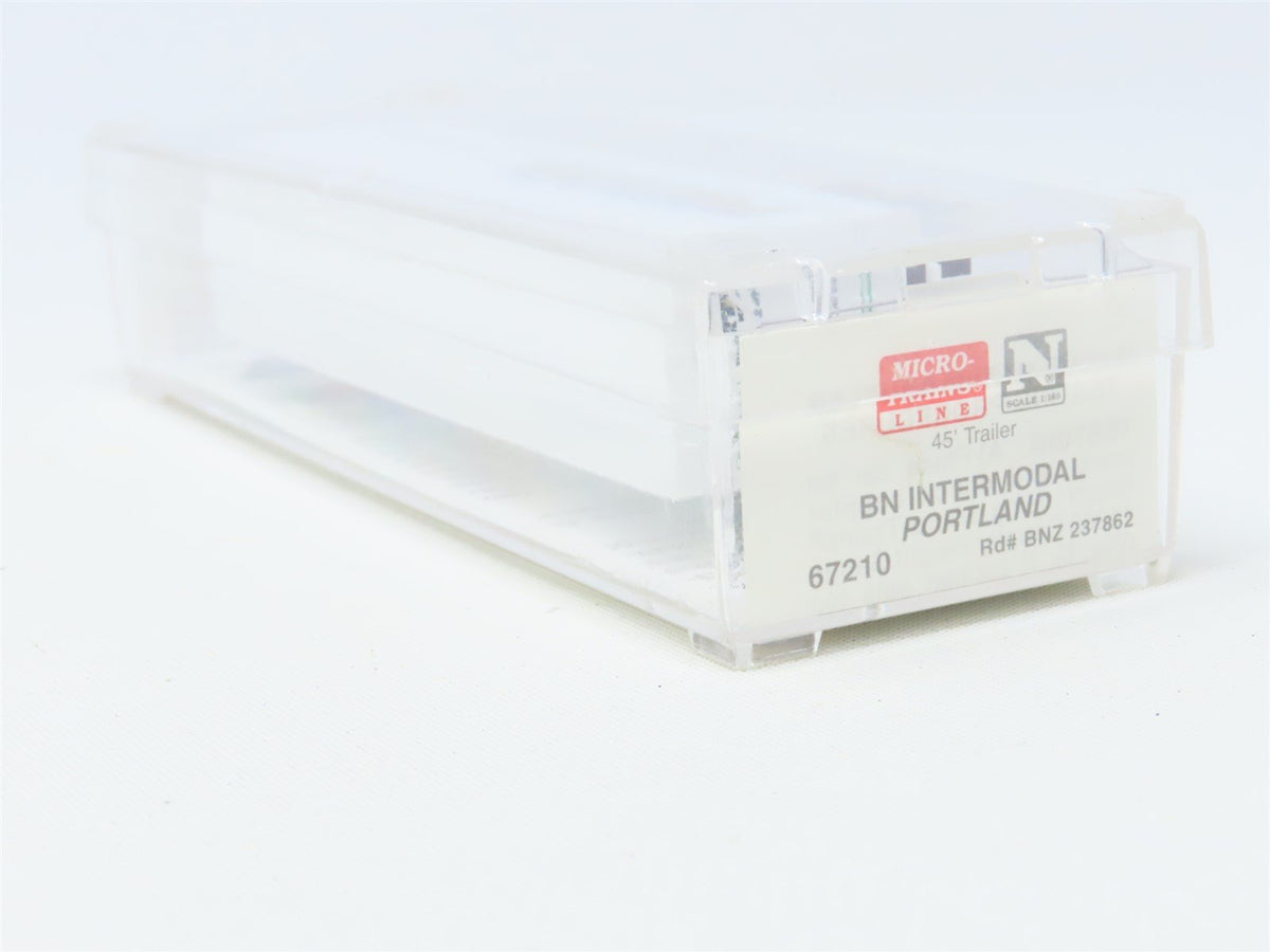 N Scale Micro-Trains MTL 67210 BN Intermodal 45&quot; Trailer #237862 &quot;Portland&quot;