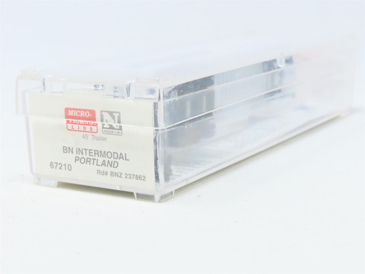 N Scale Micro-Trains MTL 67210 BN Intermodal 45&quot; Trailer #237862 &quot;Portland&quot;