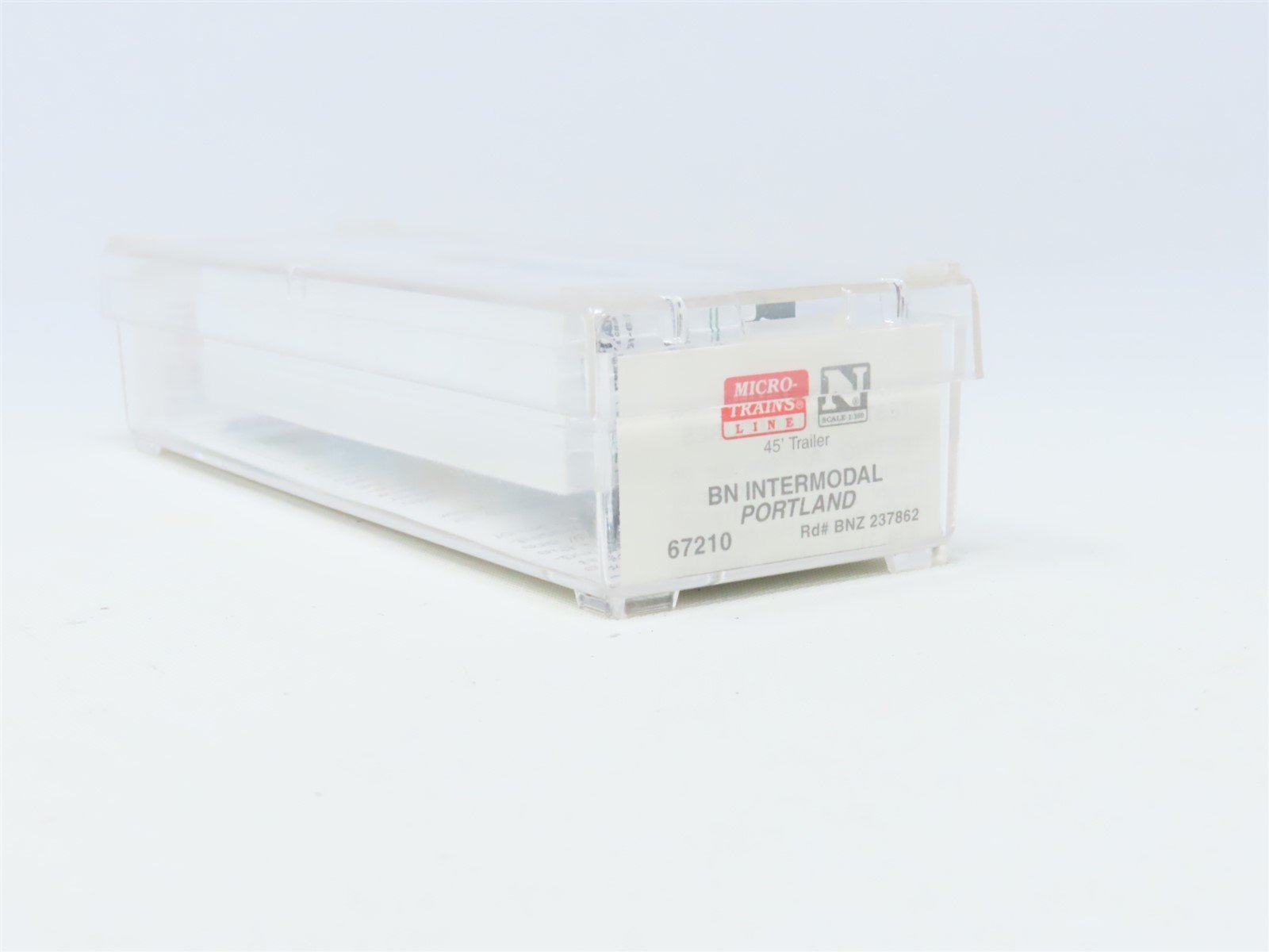 N Scale Micro-Trains MTL 67210 BN Intermodal Portland 45' Trailer #BNZ 237862