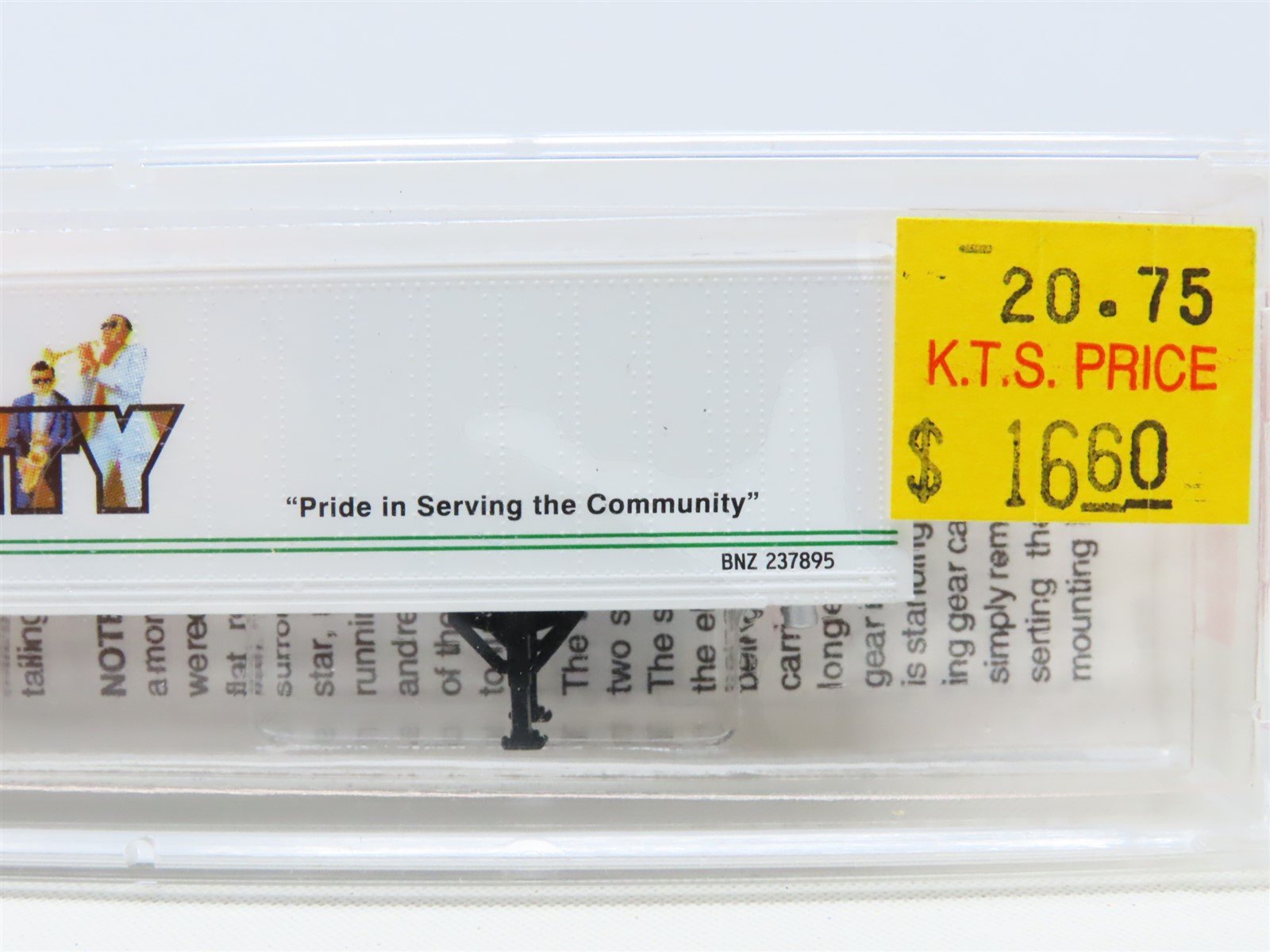 N Scale Micro-Trains MTL 67110 BN Intermodal Kansas City 45' Trailer #BNZ 237895