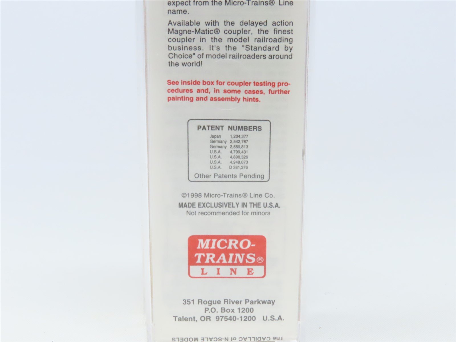 N Scale Micro-Trains MTL 67110 BN Intermodal Kansas City 45' Trailer #BNZ 237895