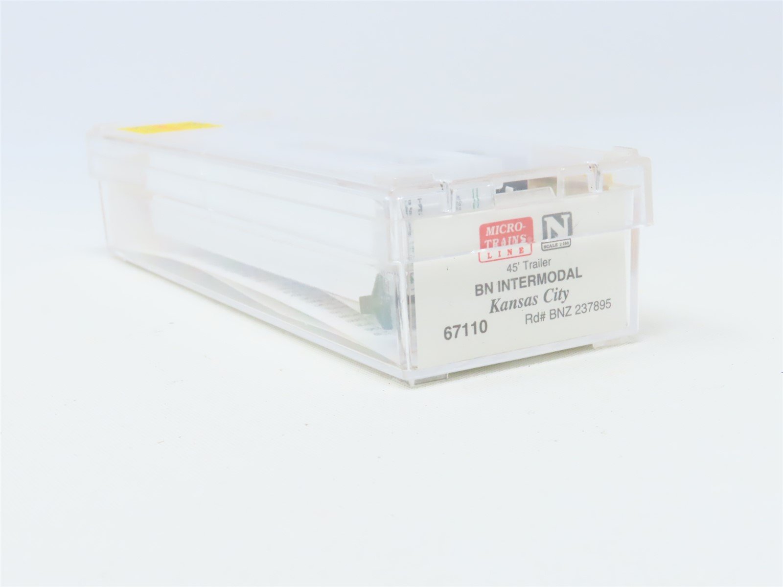 N Scale Micro-Trains MTL 67110 BN Intermodal Kansas City 45' Trailer #BNZ 237895
