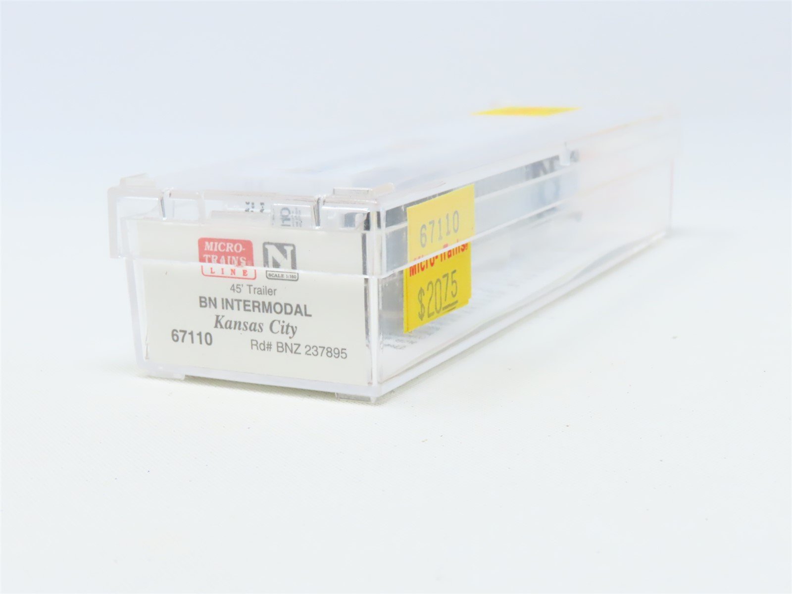 N Scale Micro-Trains MTL 67110 BN Intermodal Kansas City 45' Trailer #BNZ 237895